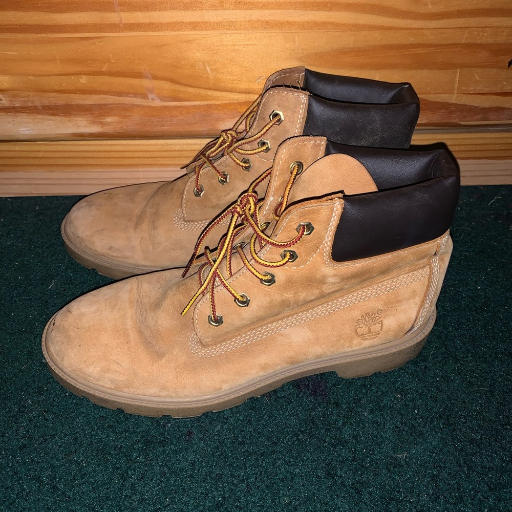 Brown Timberland boots